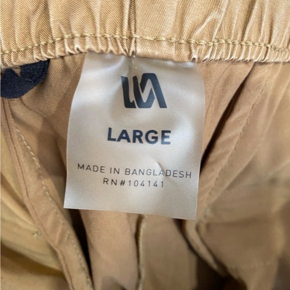 VRST Camel Tan Utility Jogger Drawstring Elastic Pants size Large - Picture 8 of 9
